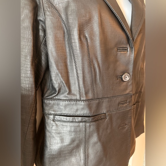 Alfani leather blazer - Picture 6 of 10